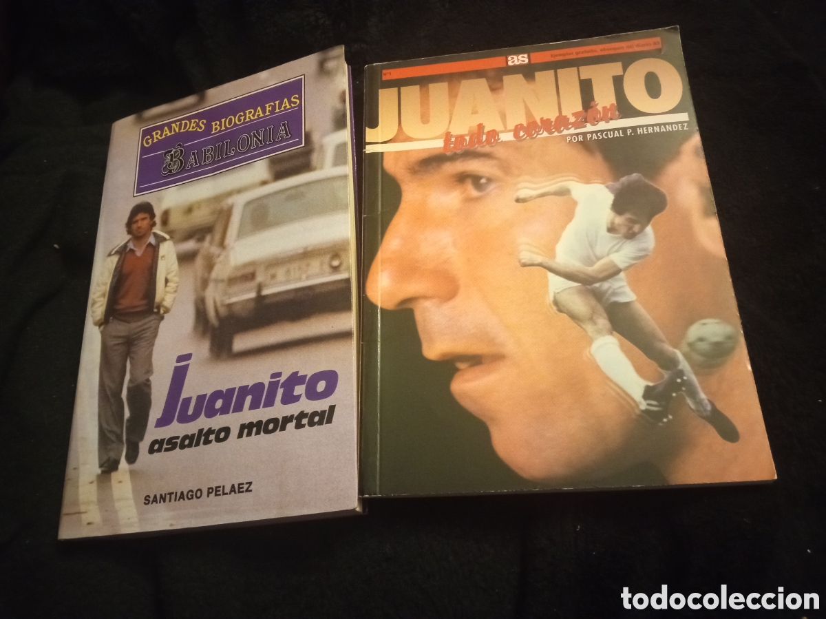 Coleccionismo deportivo: Dos libros sobre Juanito, (REAL MADRID)