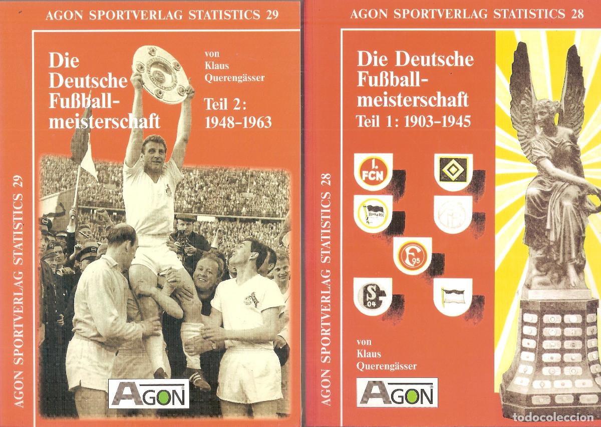 Coleccionismo deportivo: HISTORIA F&Uacute;TBOL ALEMANIA 1903-1963 (2 LIBROS)