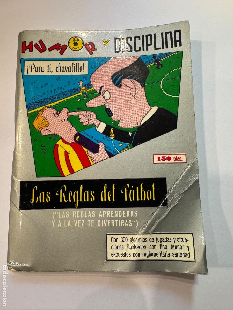Collectionnisme sportif: LAS REGLAS DEL F&Uacute;TBOL MINI LIBRO HUMOR Y DISCIPLINA A&Ntilde;O 1981 / COMPRA MIN&Iacute;MA 5 &euro;