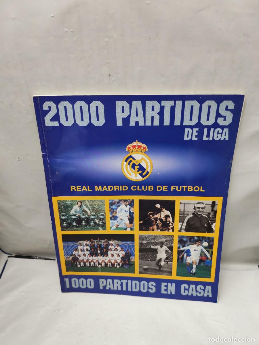 Colecionismo desportivo: REAL MADRID. 2000 partidos de Liga. 1000 partidos en casa