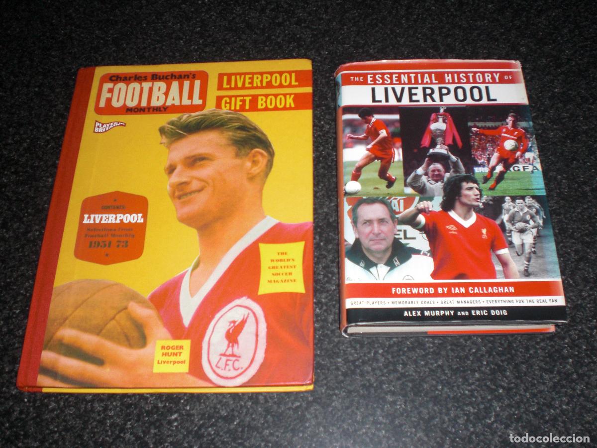 Coleccionismo deportivo: LOTE 2 LIBROS LIVERPOOL INGLATERRA (VER)