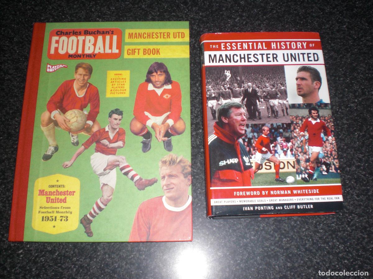 Coleccionismo deportivo: LOTE 2 LIBROS MANCHESTER UNITED INGLATERRA (VER)