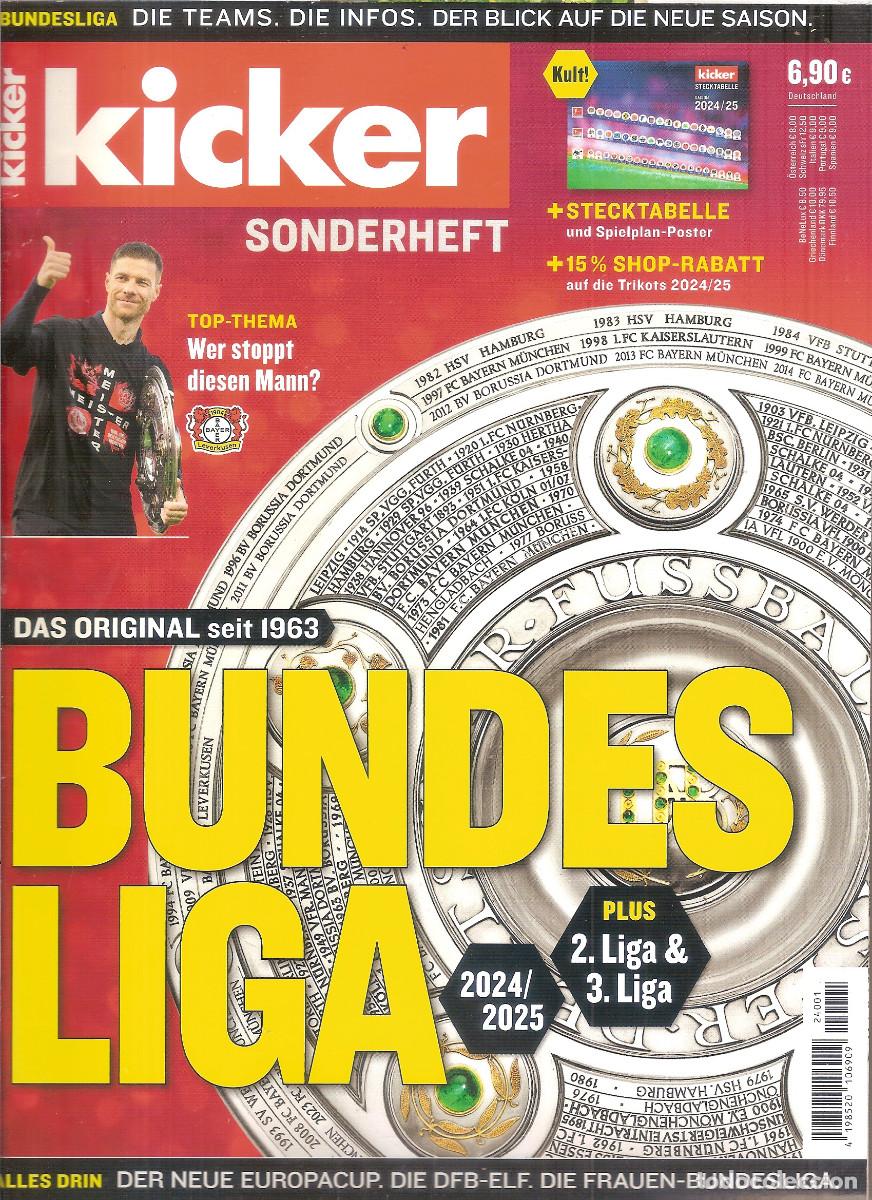 Coleccionismo deportivo: GUIA KICKER BUNDESLIGA 2024/25 24/25 ALEMANIA
