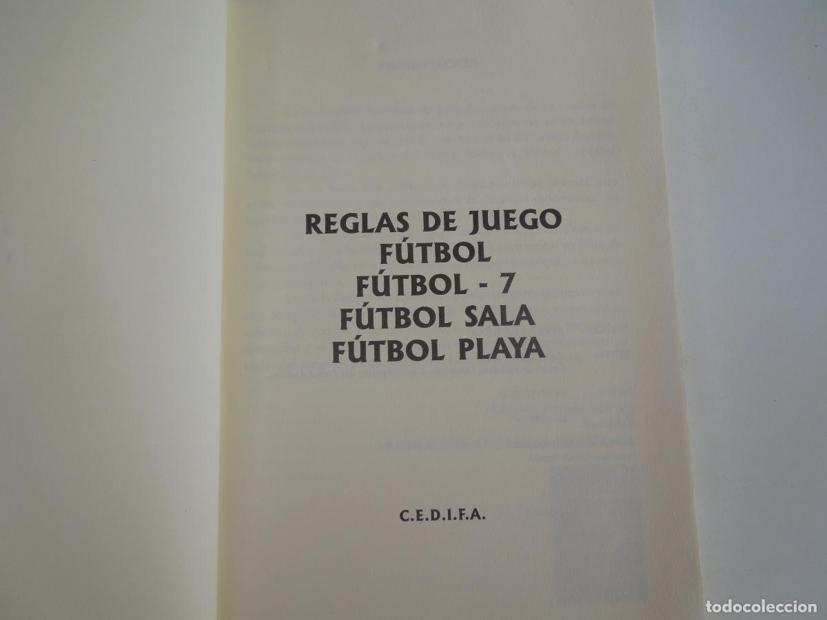 Coleccionismo deportivo: FUTBOL PLAYA - REGLA DE JUEGO - CEDIFA - Foto 2