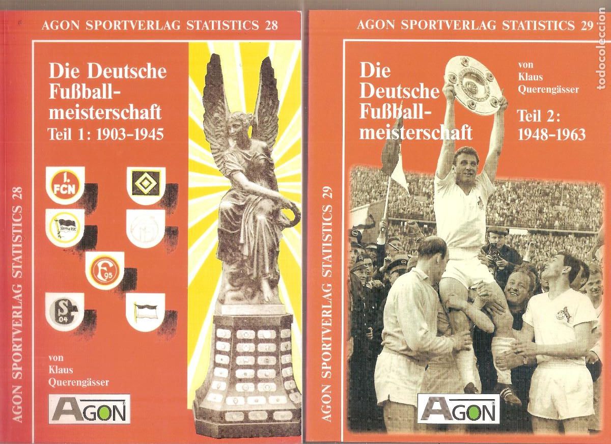 Coleccionismo deportivo: HISTORIA CAMPEONATO ALEMANIA F&Uacute;TBOL 1903-1963 (2 LIBROS)