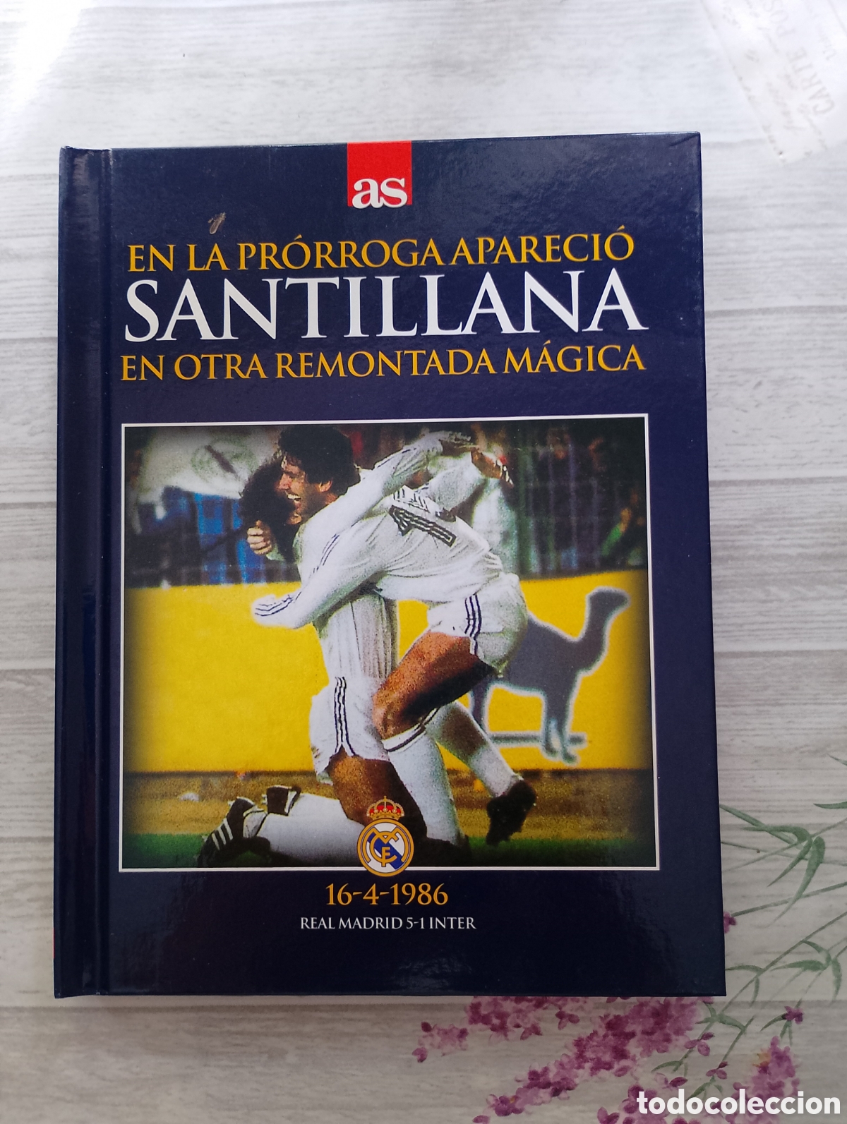 Coleccionismo deportivo: DVD + libro Real Madrid 5-1 Inter. Copa de la UEFA 1986. Copa de Europa.