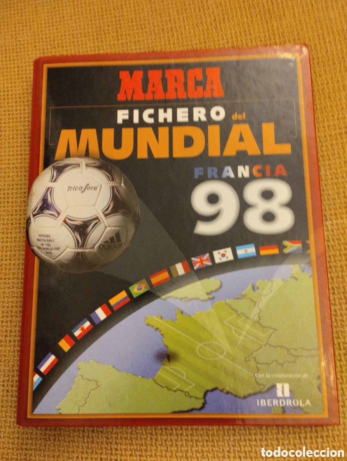 Coleccionismo deportivo: Marca Fichero del Mundial Francia 98