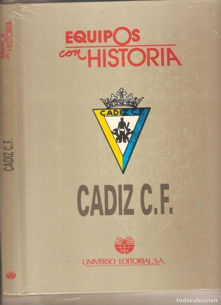 Coleccionismo deportivo: TAPAS C&Aacute;DIZ CF EQUIPOS CON HISTORIA (PRECINTADA)