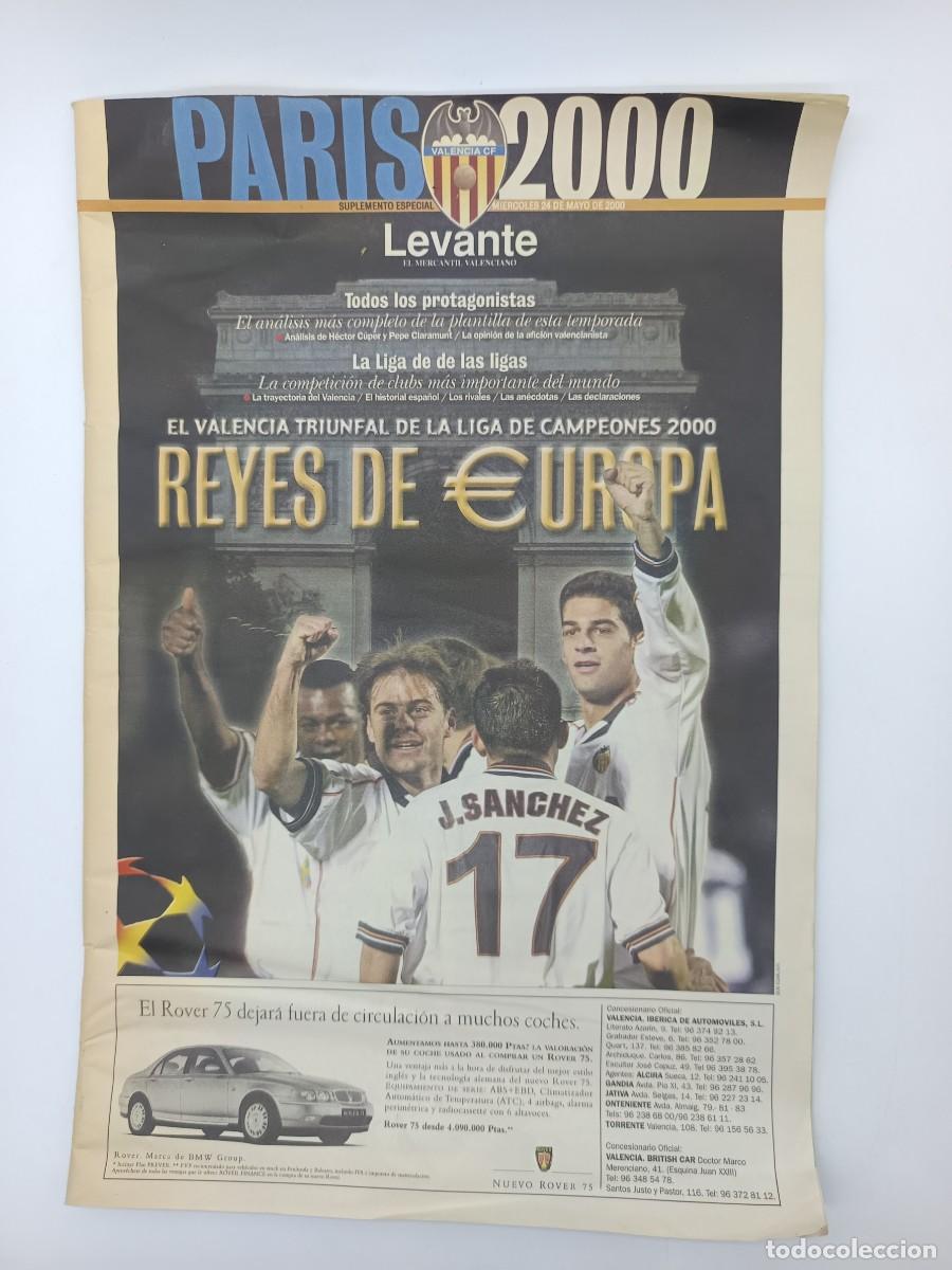 Coleccionismo deportivo: PARIS 2000 VALENCIA CF-SUPLEMENTO ESPECIAL