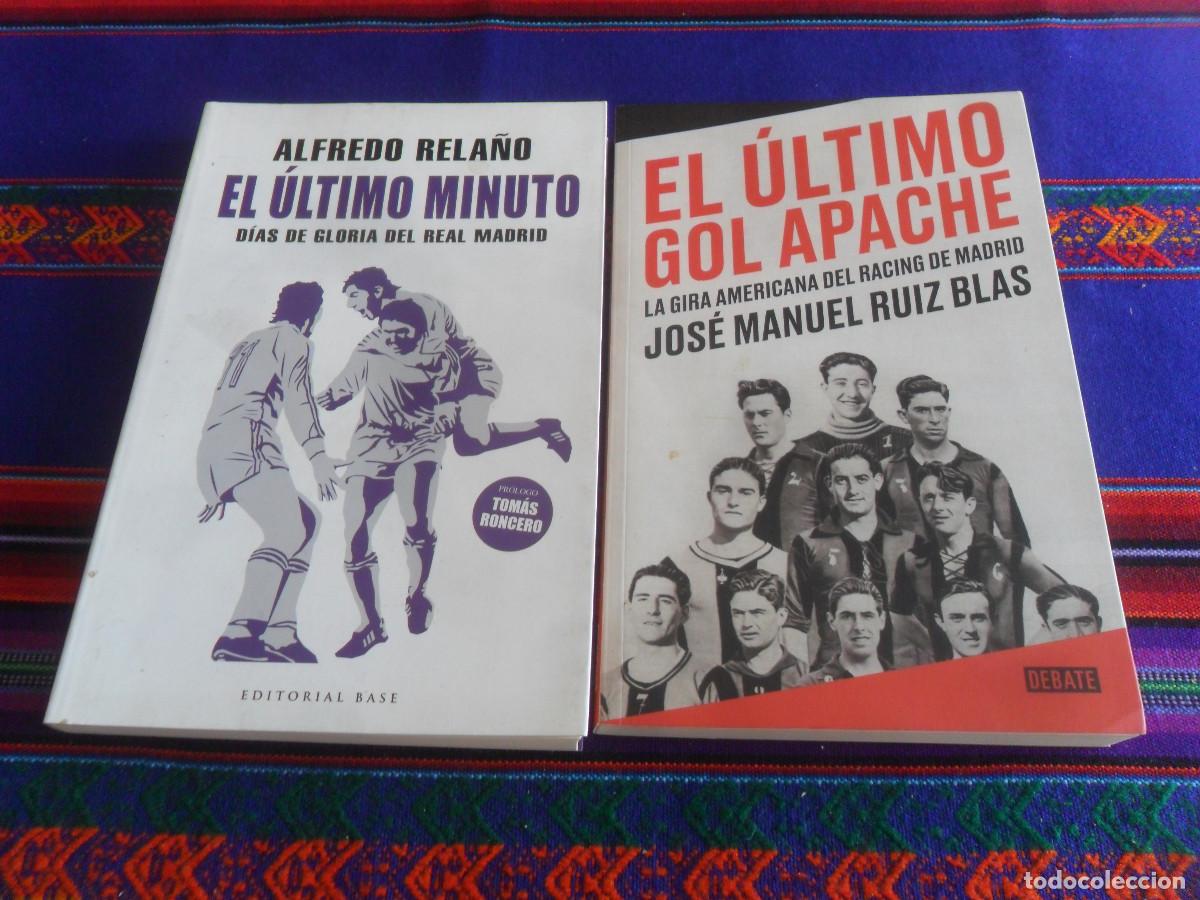 Coleccionismo deportivo: EL &Uacute;LTIMO GOL APACHE GIRA AMERICANA RACING DE MADRID Y EL &Uacute;LTIMO MINUTO D&Iacute;AS GLORIA DEL REAL MADRID.