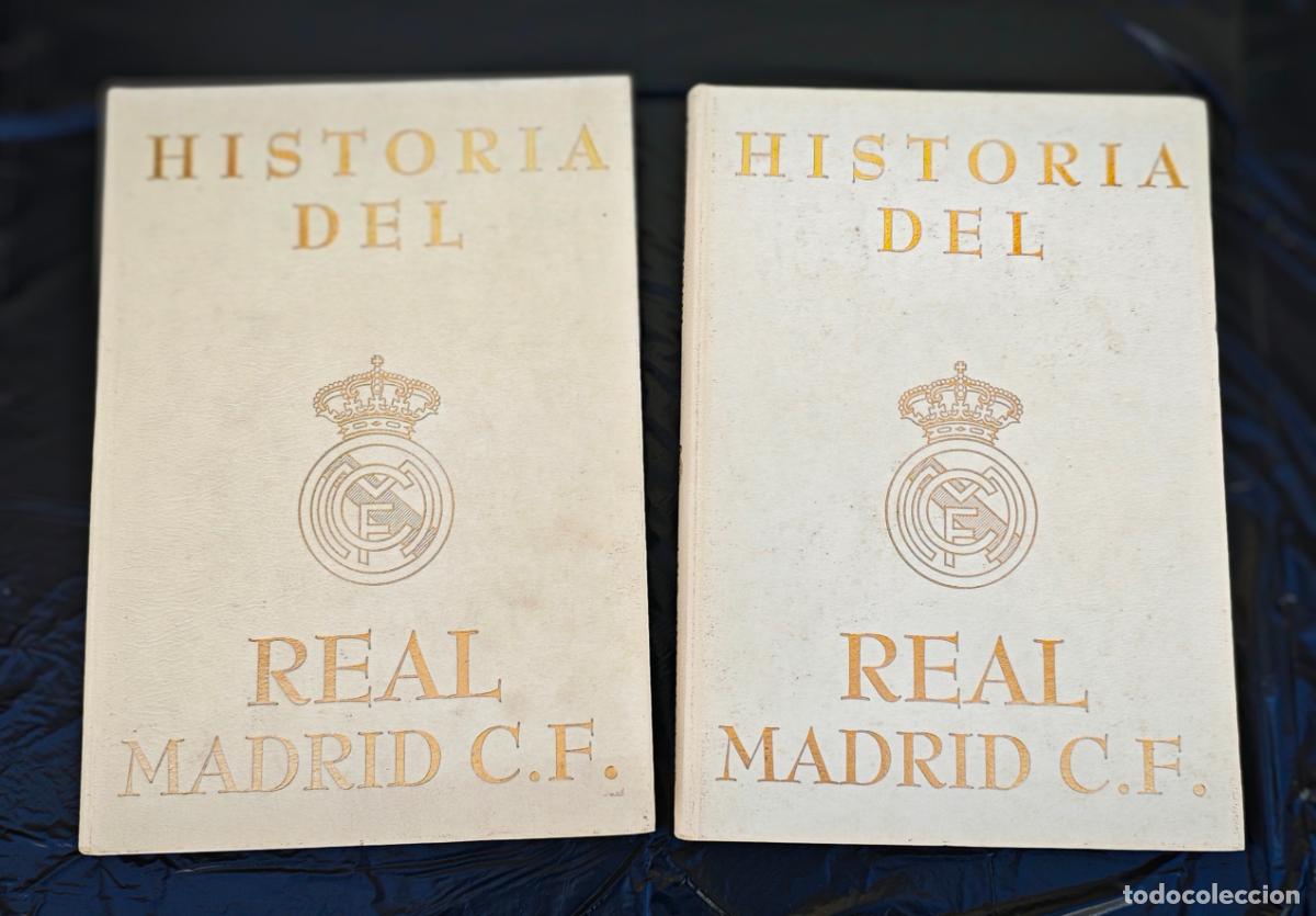 Coleccionismo deportivo: HISTORIA DEL REAL MADRID C.F. - 2 TOMOS - UNIVERSO EDITORIAL - 1991 - VER FOTOS