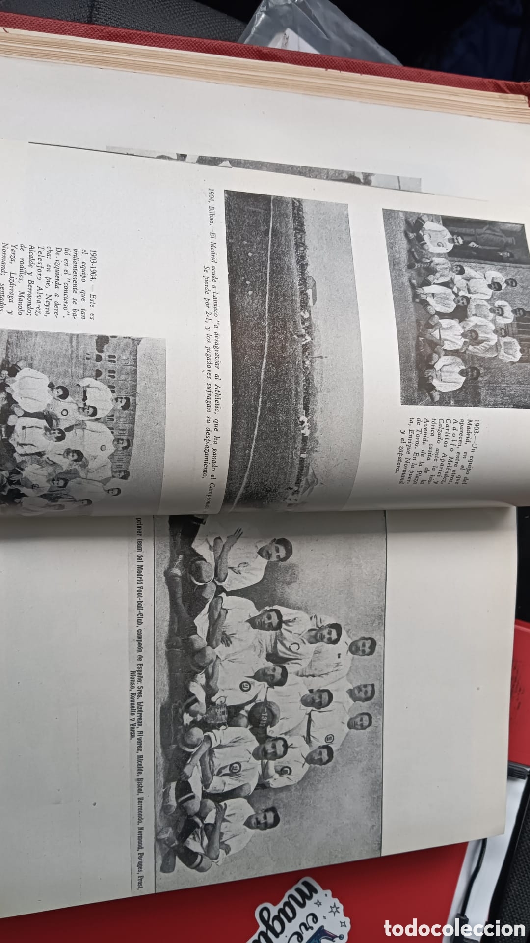 Coleccionismo deportivo: Libro de oro del real Madrid 1902 - 1952 - Foto 3