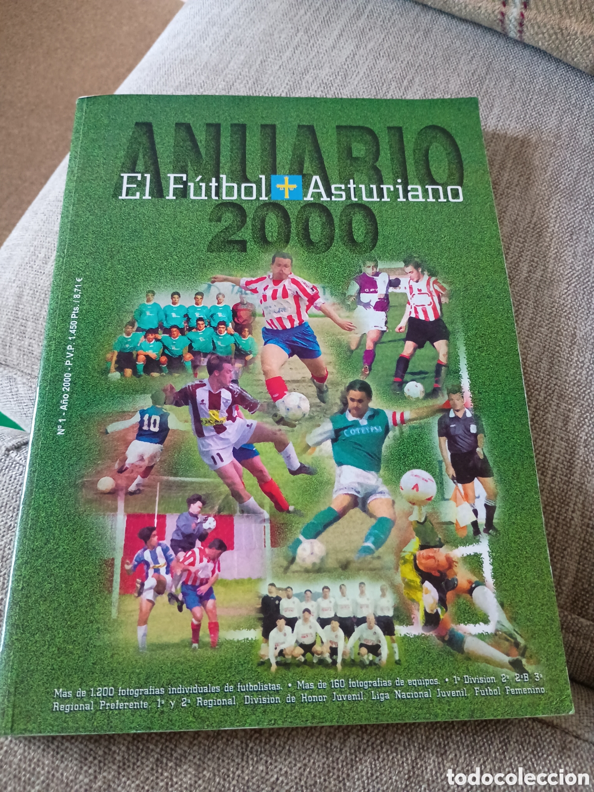Coleccionismo deportivo: 3.5 anuario a&ntilde;o 2000 el f&uacute;tbol asturiano. Asturias