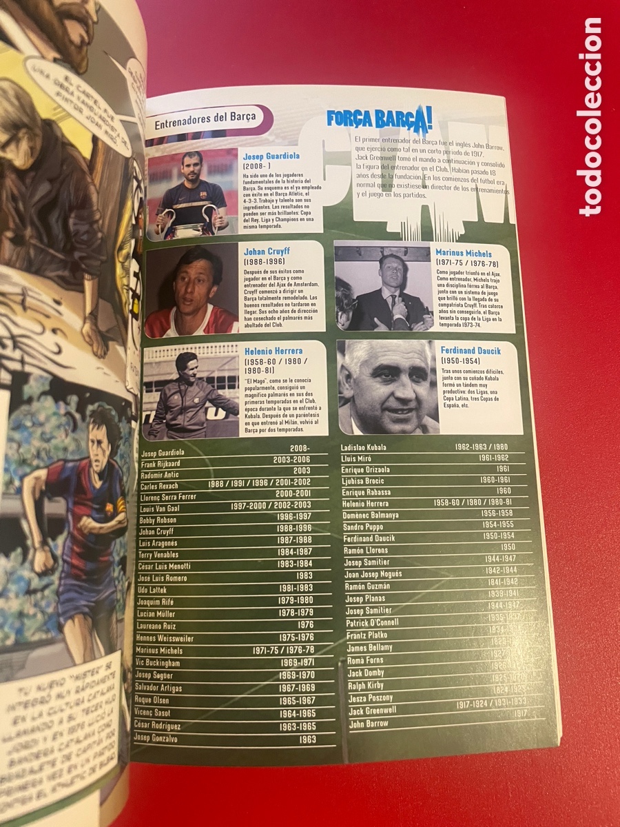 Coleccionismo deportivo: For&ccedil;a Bar&ccedil;a! C&oacute;mic oficial del Bar&ccedil;a. 1899 hasta 2008-2009. - Foto 8