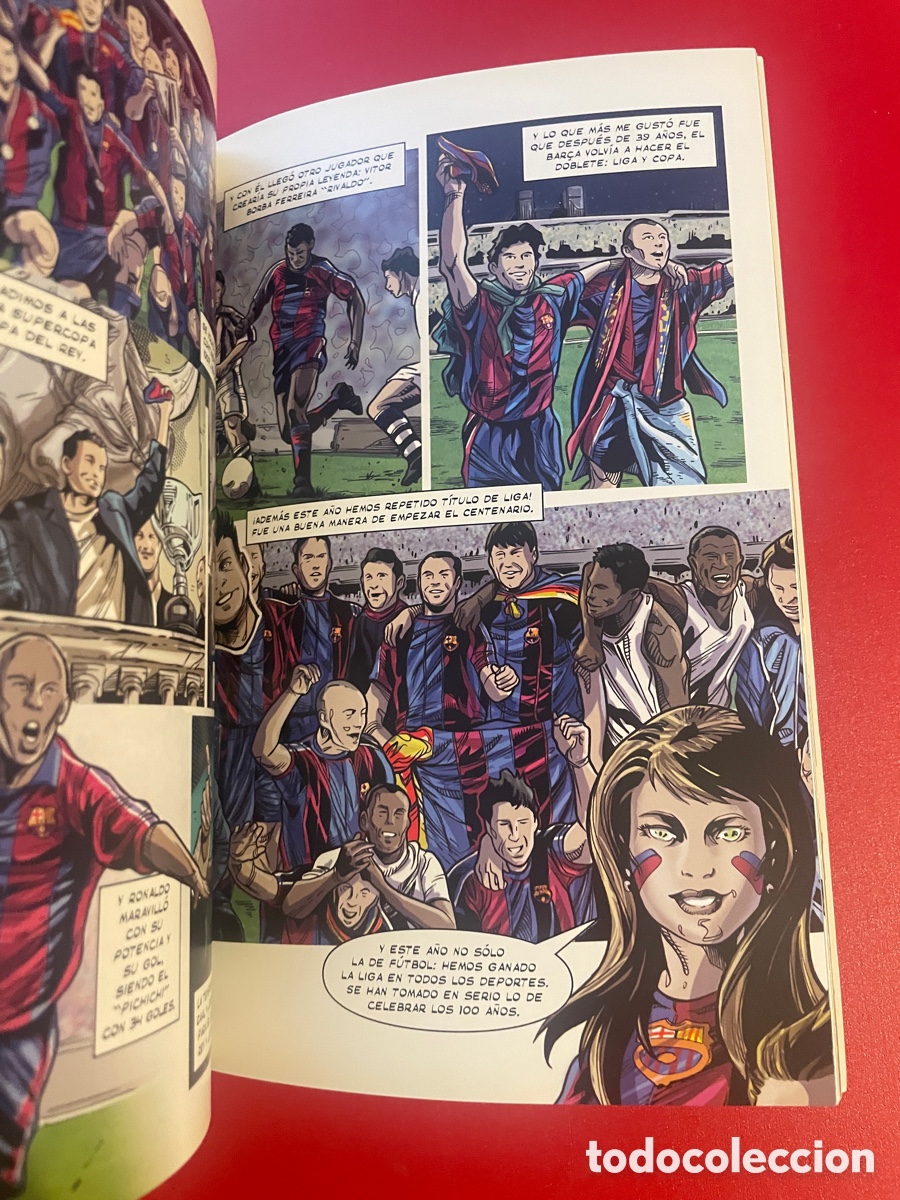 Coleccionismo deportivo: For&ccedil;a Bar&ccedil;a! C&oacute;mic oficial del Bar&ccedil;a. 1899 hasta 2008-2009. - Foto 10