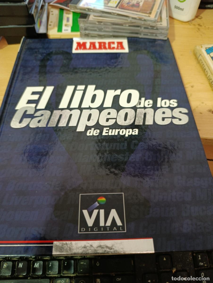 Coleccionismo deportivo: MARCA EL LIBRO DE LOS CAMPEONES DE EUROPA. CON 162 CROMOS PEGADO. EST33B1