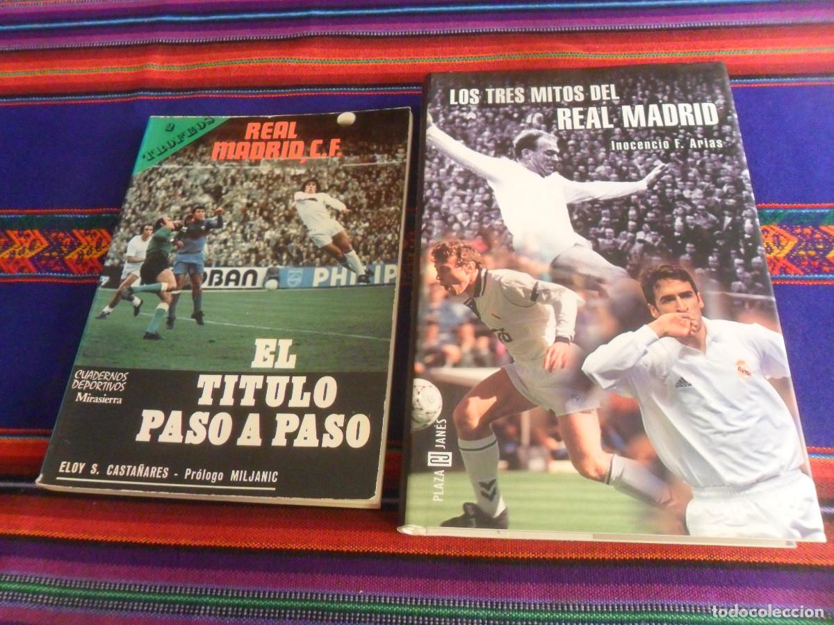 Coleccionismo deportivo: EL T&Iacute;TULO PASO A PASO LIGA 1974 1975 Y LOS TRES MITOS DEL REAL MADRID PLAZA JAN&Eacute;S 1&ordf; ED 2002.