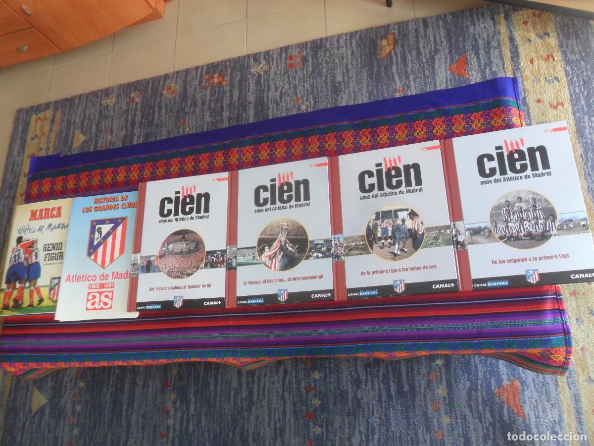 Coleccionismo deportivo: CIEN A&Ntilde;OS DEL ATL&Eacute;TICO DE MADRID COMPLETA 1 2 3 4 AS 2003 HISTORIA GRANDES CLUBS 1991 GENIO Y FIGURA