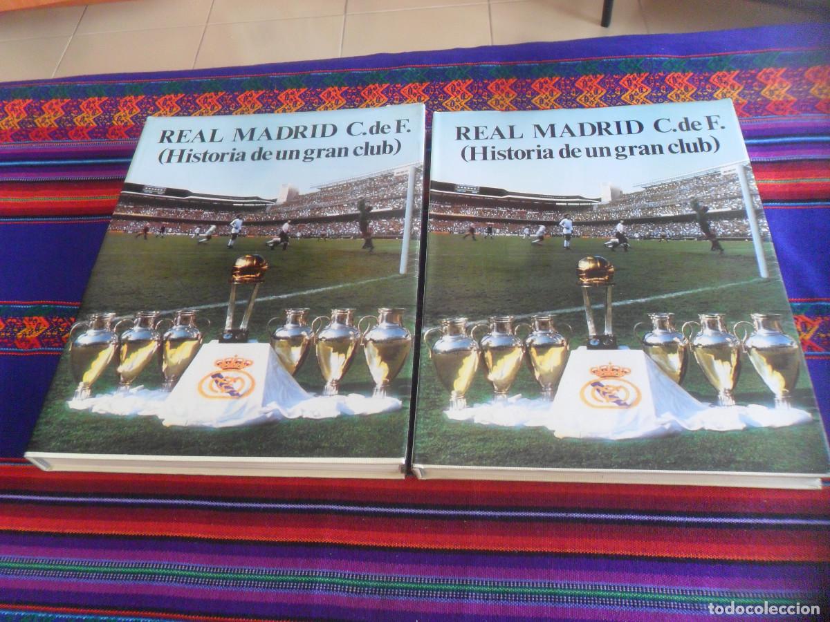 Coleccionismo deportivo: REAL MADRID C DE F HISTORIA DE UN GRAN CLUB COMPLETA VOL. 1 Y 2. LUIS MIGUEL GONZ&Aacute;LEZ 1984.