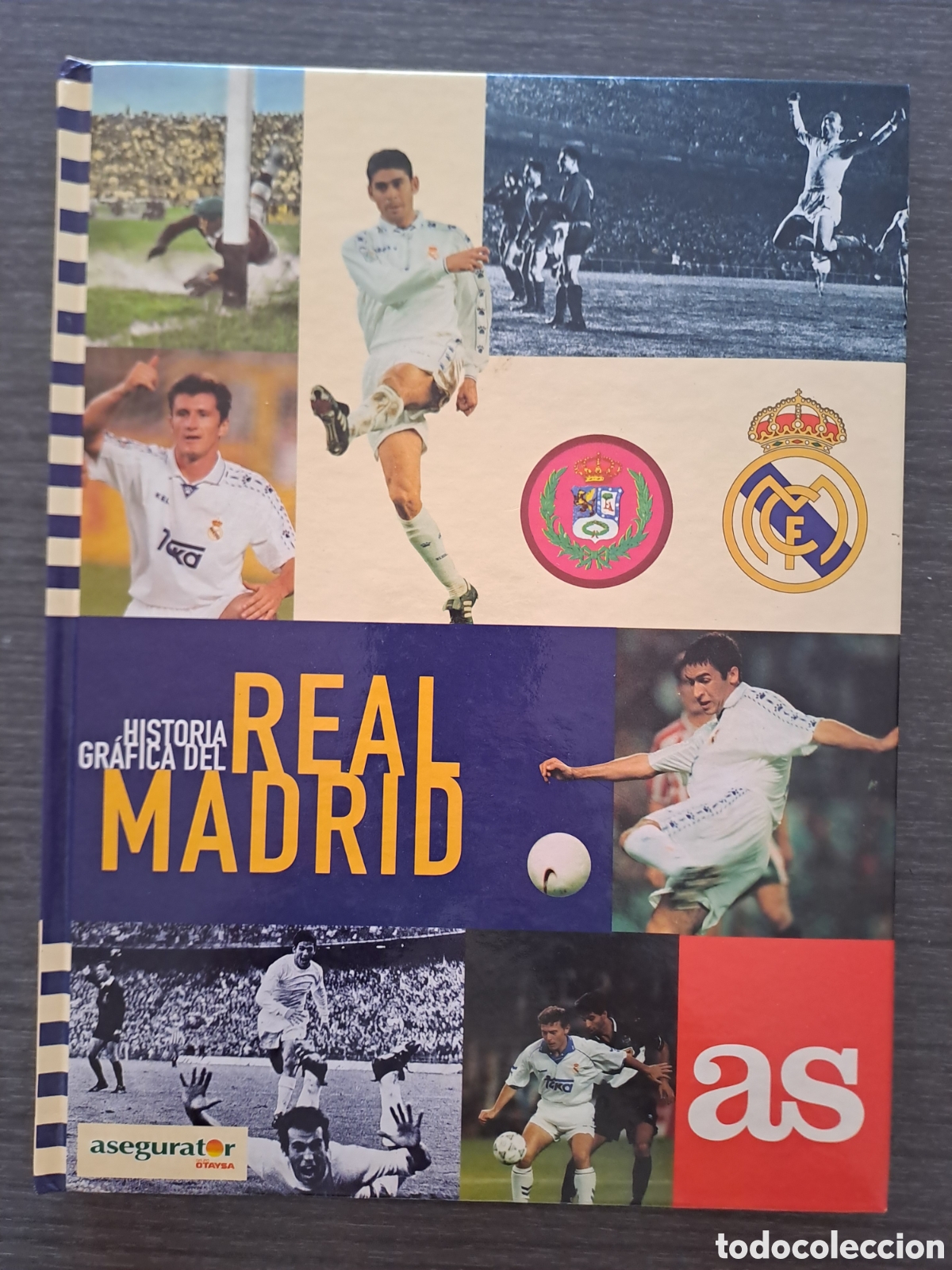 Coleccionismo deportivo: HISTORIA GR&Aacute;FICA DEL REAL MADRID &mdash; AS 1997 Libro &aacute;lbum de tapa dura editado por diario AS en 1997