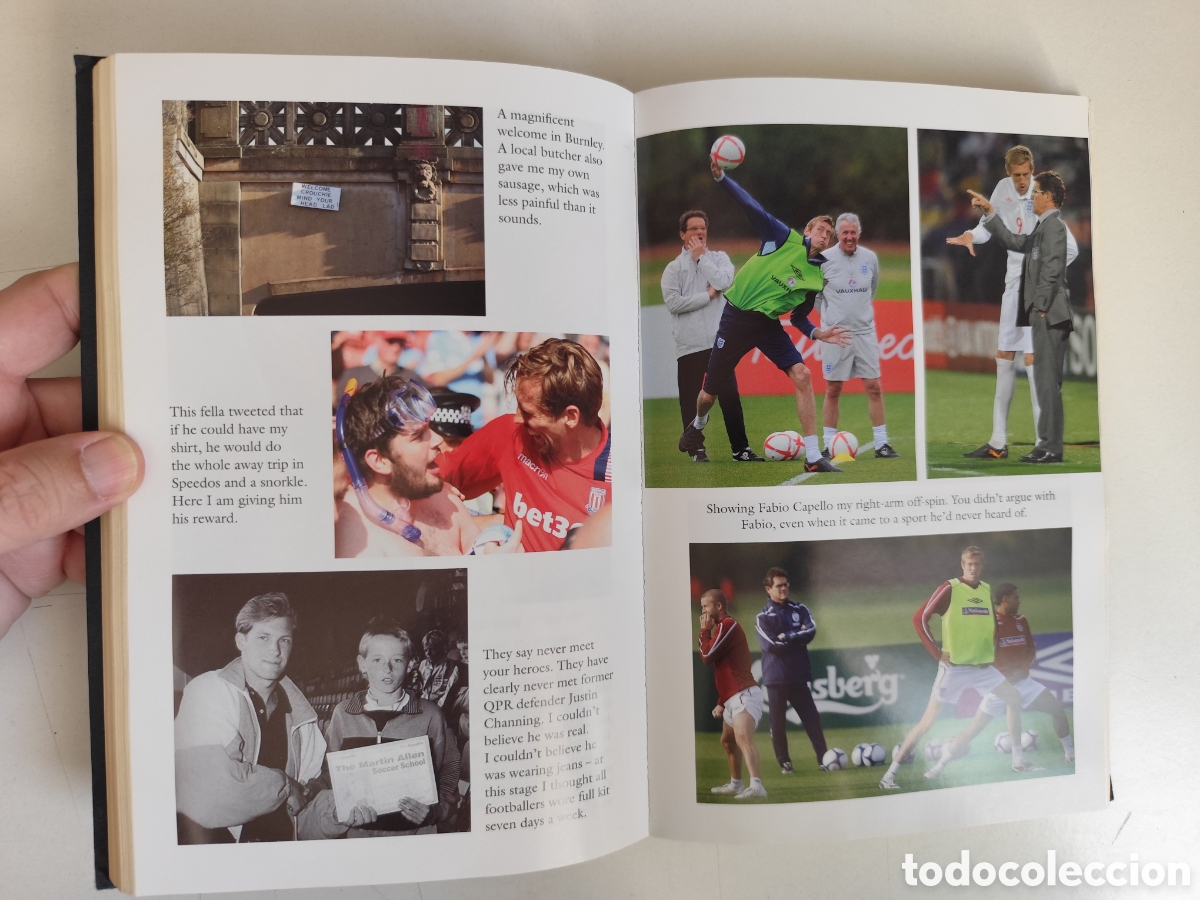 Coleccionismo deportivo: Libro. Peter Crouch I,Robot. (Ingl&eacute;s). Futbol. Liverpool - Foto 4