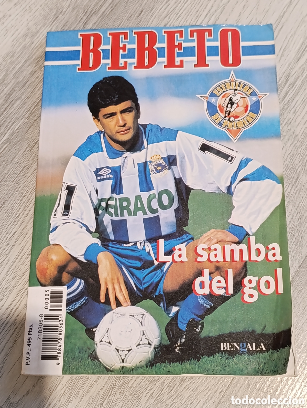Coleccionismo deportivo: BEBETO &ndash; La samba del gol &ndash; 1&ordf; edici&oacute;n 1995 &ndash; libro con firma atribuida a Bebeto &ndash;