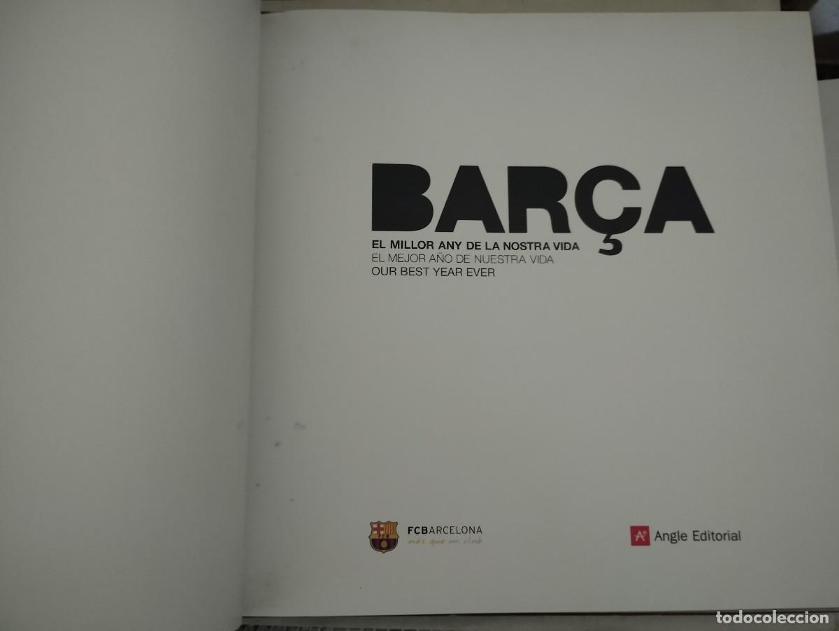 Coleccionismo deportivo: Bar&ccedil;a el mejor a&ntilde;o de nuestra vida. Catal&aacute;n Espa&ntilde;ol e Ingl&eacute;s - Foto 2