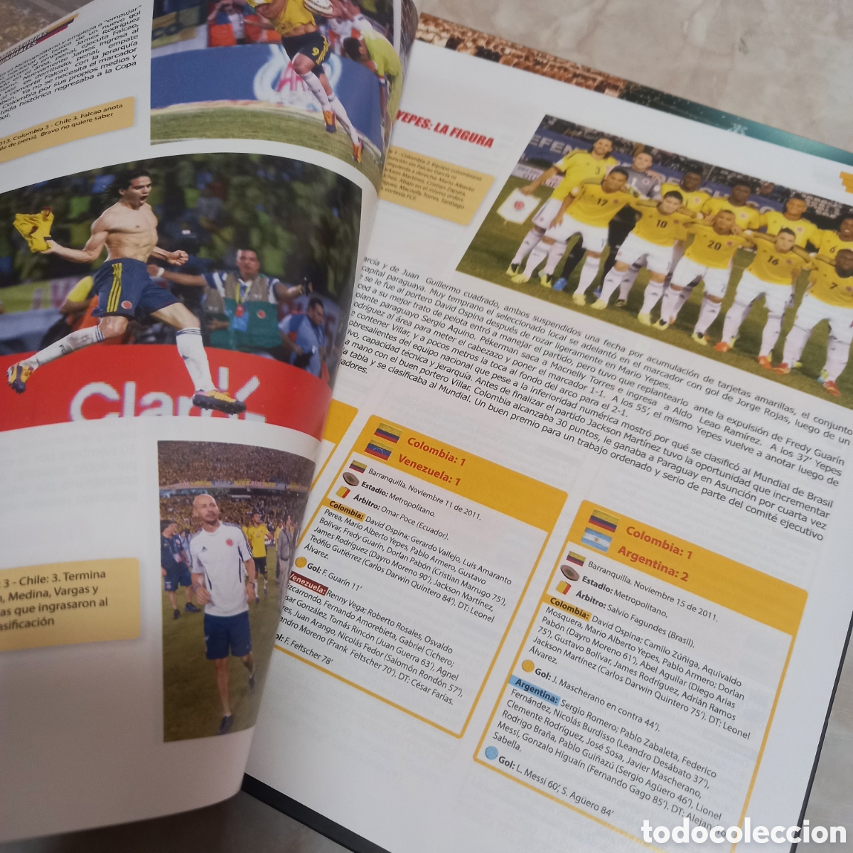Coleccionismo deportivo: Libro dos tomos historia de la selecci&oacute;n colombia edici&oacute;n de lujo