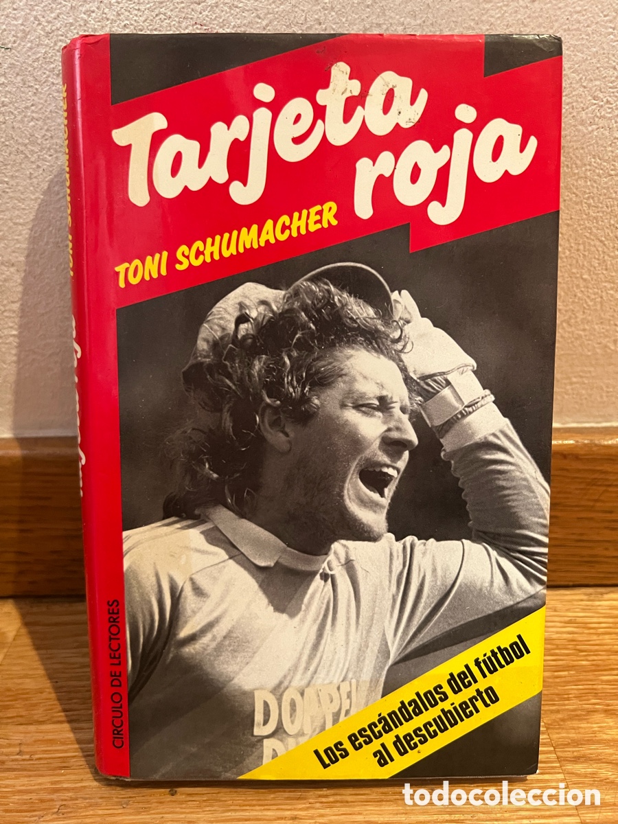 Coleccionismo deportivo: Tarjeta roja TONI SCHUMACHER