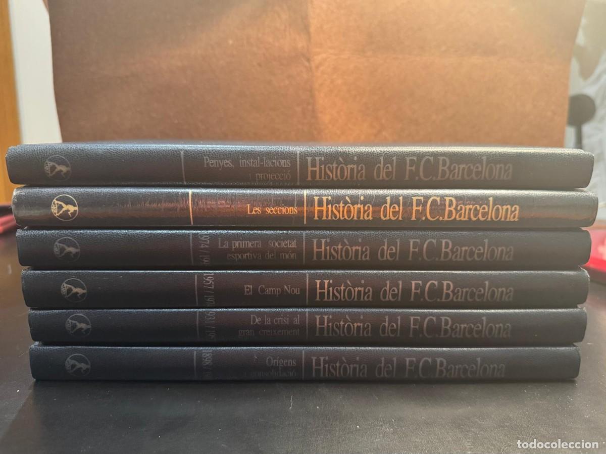 Coleccionismo deportivo: Libros de F&uacute;tbol Lote completo HISTORIA DEL F.C. BARCELONA de Jaume Sobrequ&eacute;s i Callic&oacute;.