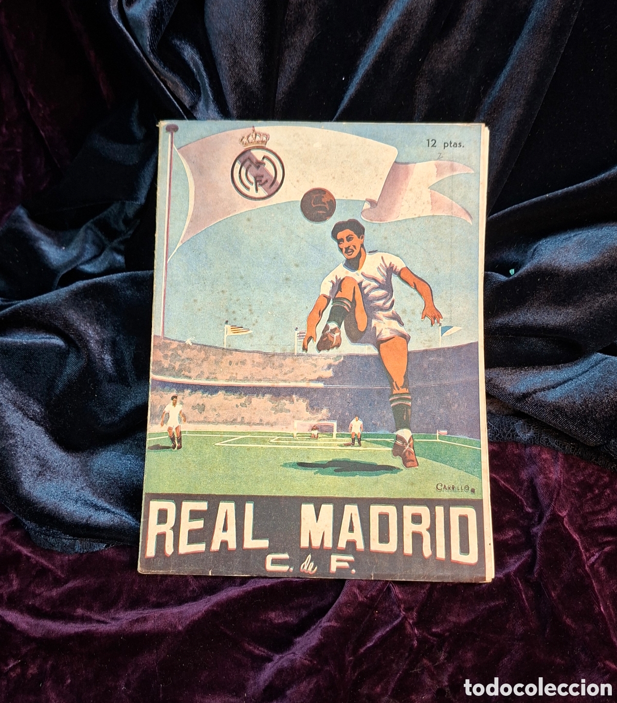Coleccionismo deportivo: Real Madrid C.F. &ndash; Publicaci&oacute;n hist&oacute;rica a&ntilde;os 50 con fotos.