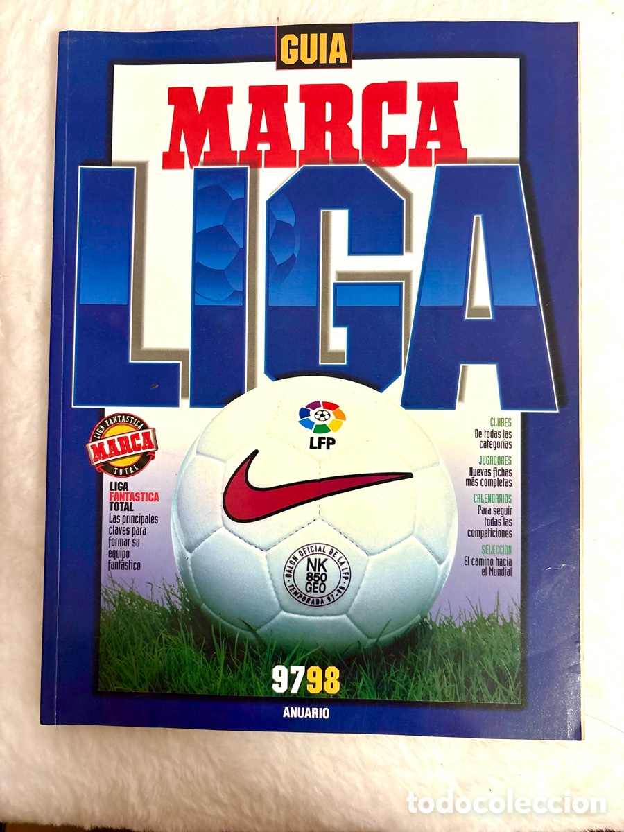 Coleccionismo deportivo: Gu&iacute;a MARCA de la Liga 97/98 - Anuario Oficial Completo (Edici&oacute;n Coleccionista)