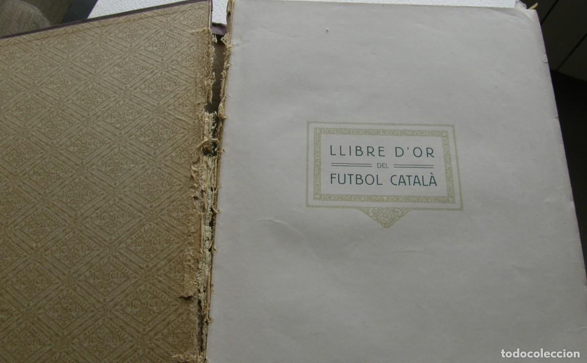 Coleccionismo deportivo: LLIBRE DOR DEL FUTBOL CATALA - Foto 5