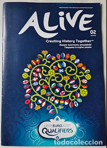Coleccionismo deportivo: Football Magazine &ndash; UEFA EURO 2012 Official Publication &ndash; ALIVE No. 2 (August 2010)