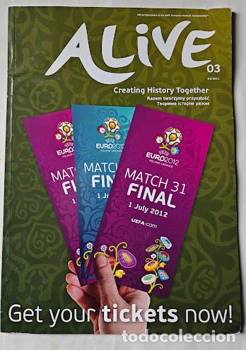 Coleccionismo deportivo: Football Magazine &ndash; UEFA EURO 2012 Official Publication &ndash; ALIVE No. 3 (March 2011)