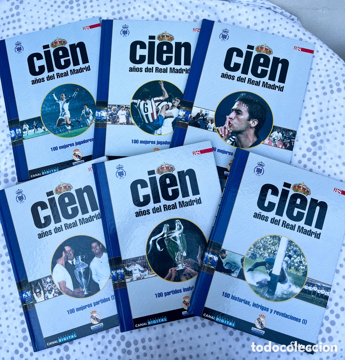 Coleccionismo deportivo: Colecci&oacute;n Cien a&ntilde;os del Real Madrid &ndash; 12 tomos &ndash; Diario AS