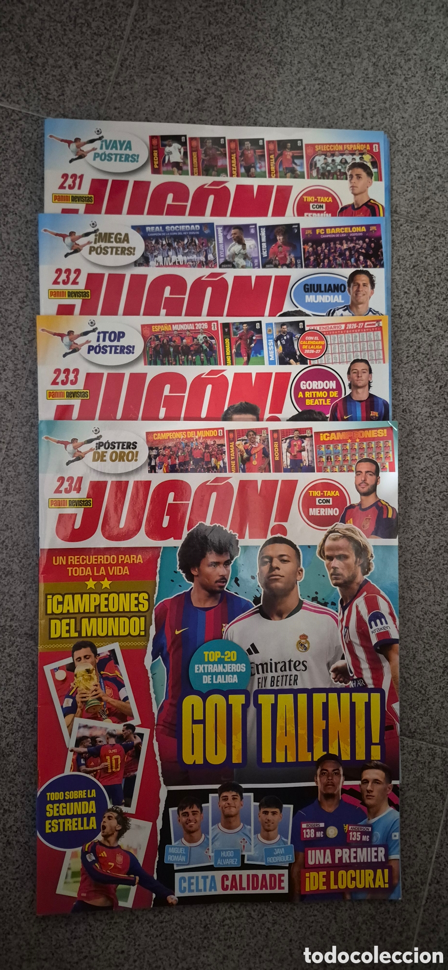 Coleccionismo deportivo: REVISTAS JUGON NUEVAS - Foto 1