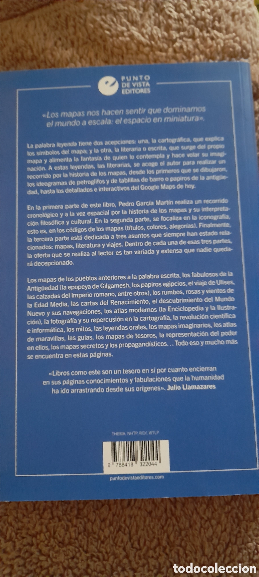 Libros: Leyendas de los mapas. Pedro Garc&iacute;a Mart&iacute;n - Foto 2