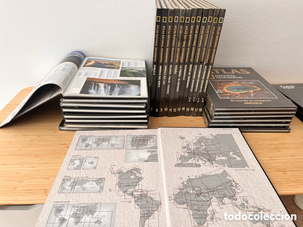 Libros: Colecci&oacute;n Completa ATLAS NATIONAL GEOGRAPHIC