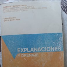 Libros: BARIBOOK 193 EXPLANACIONES Y DRENAJE 1994 CARLOS CRAMER