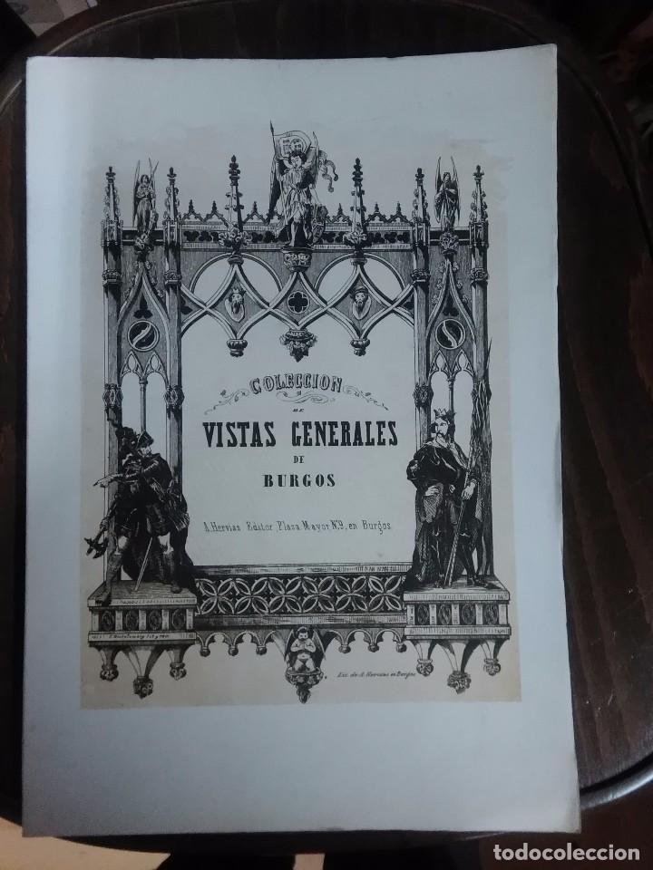 Libros: VISTAS GENERALES DE BURGOS. - Foto 1
