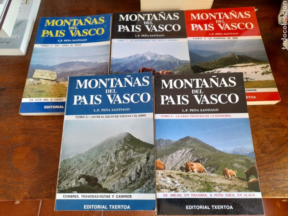 Libros: Monta&ntilde;as del Pa&iacute;s Vasco. Lote de 6 libros - Foto 1