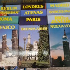 Libros: LOTE 12 TOMOS GRANDES CIUDADES DEL MUNDO. EDITORIAL NUEVA LENTE 1981. Lote 334174603