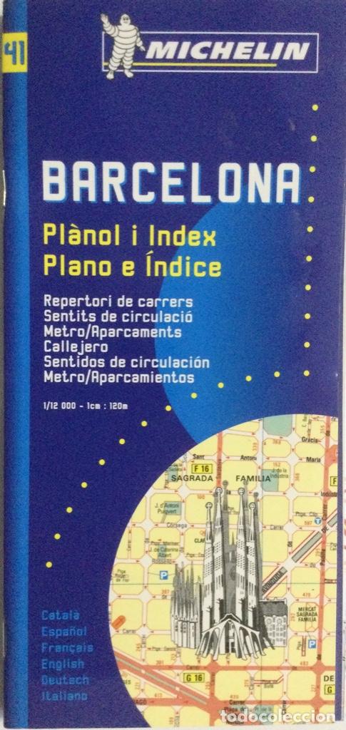 Libros: Mapa callejero. Barcelona. Michel&iacute;n. NUEVO - Foto 1
