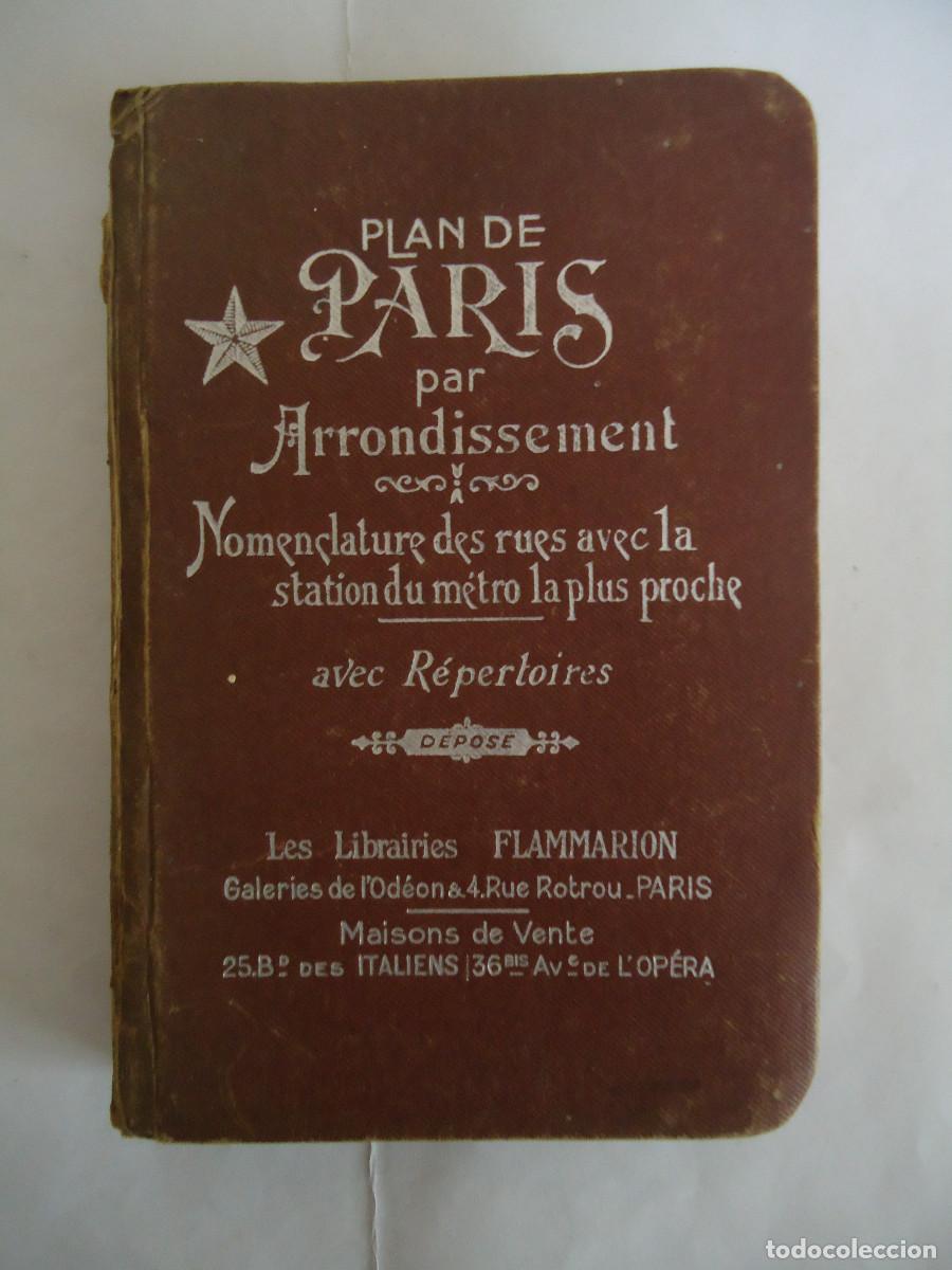Libros: LIBRO PLANOS DE PARIS , ESCRITO EN FRANCES. ANTIGUO. PP. - 7 - Foto 1