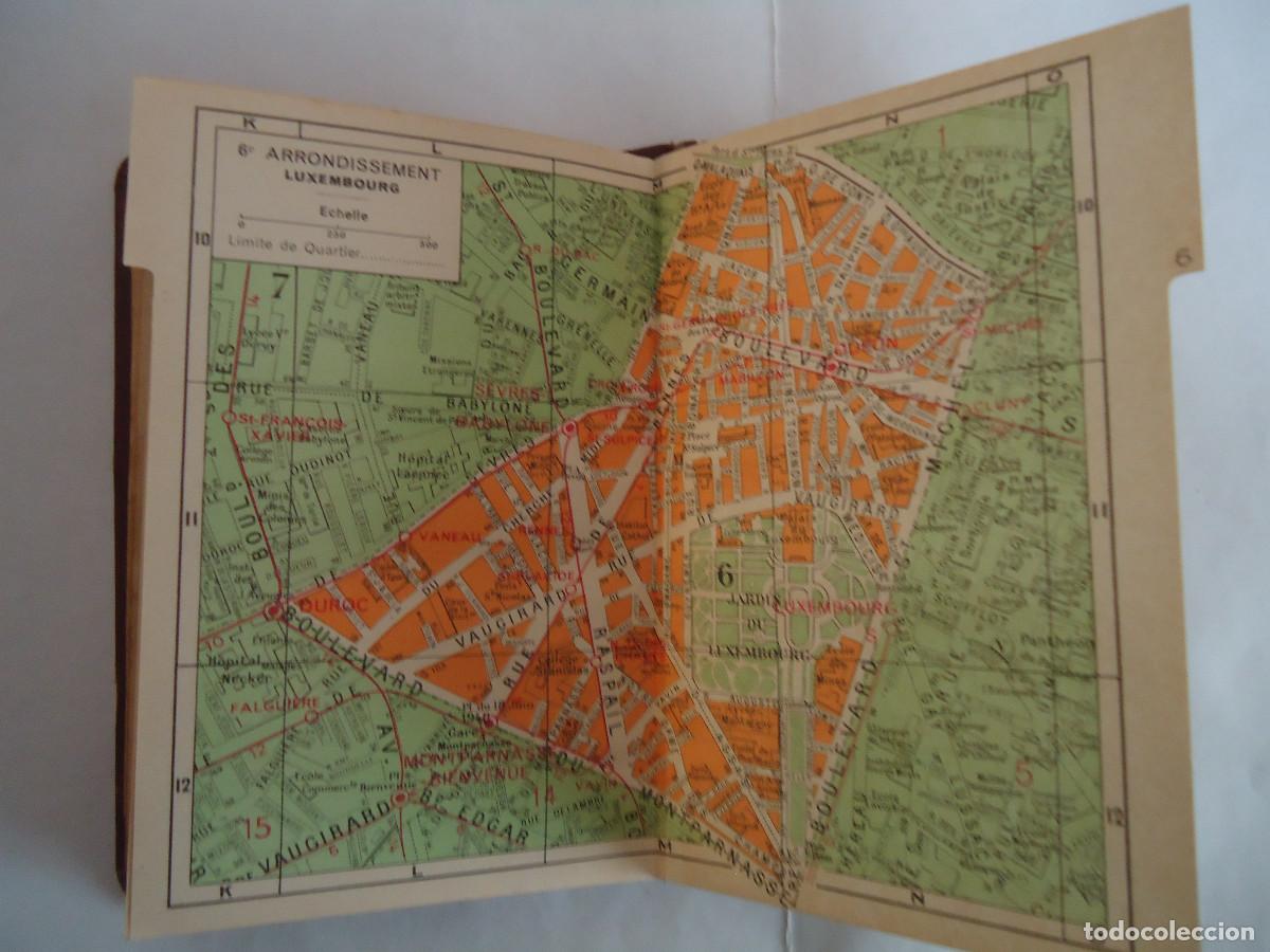 Libros: LIBRO PLANOS DE PARIS , ESCRITO EN FRANCES. ANTIGUO. PP. - 7 - Foto 5