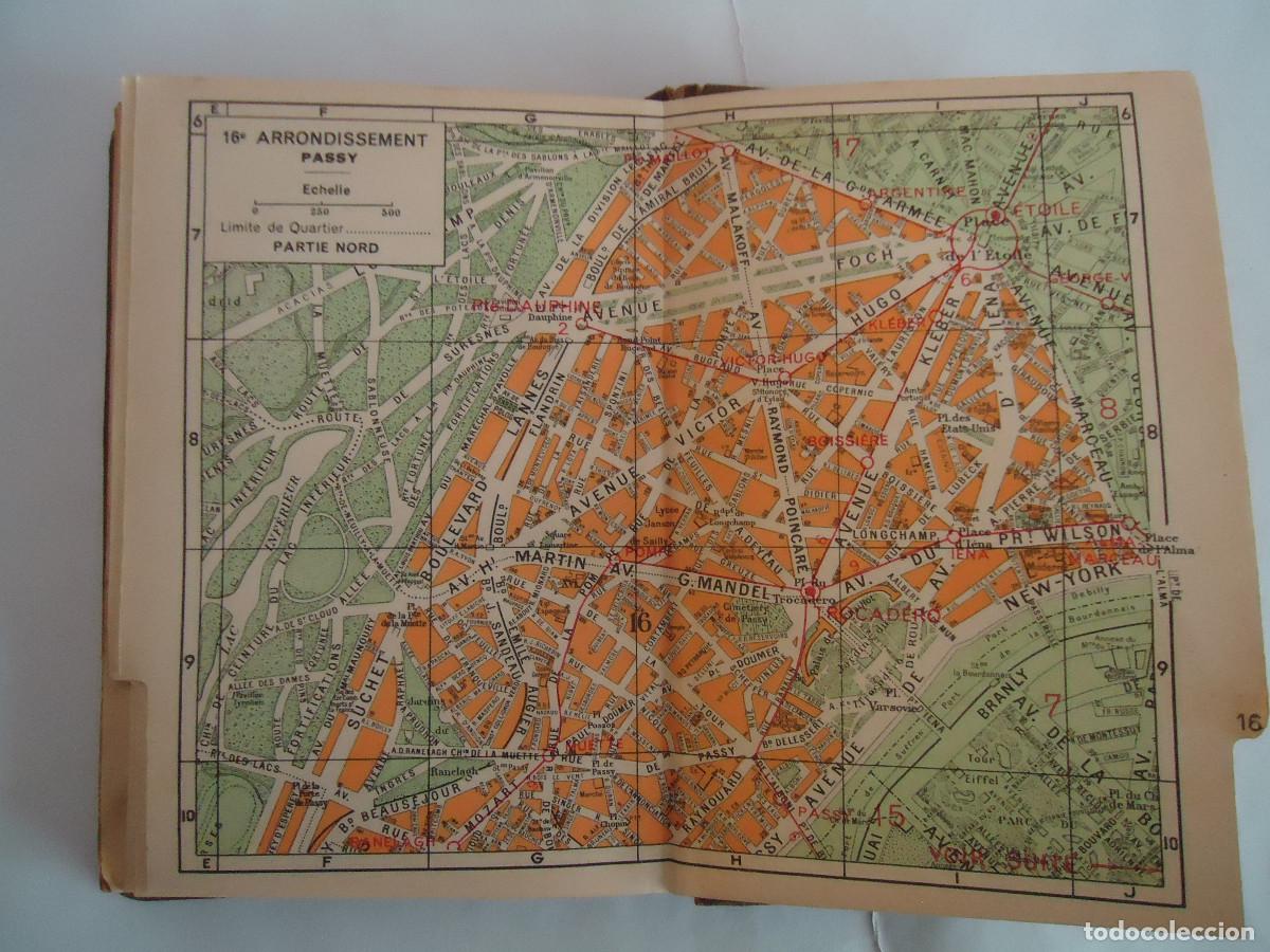 Libros: LIBRO PLANOS DE PARIS , ESCRITO EN FRANCES. ANTIGUO. PP. - 7 - Foto 7