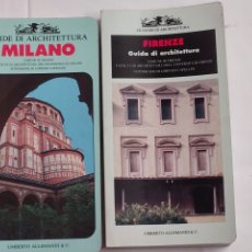 Libros: GUÍAS DE ARQUITECTURA MILANO Y FIRENZE . UMBERTO ALLEMANDI . EN ITALIANO. GUIDE DI ARCHITETTURA. Lote 390098989