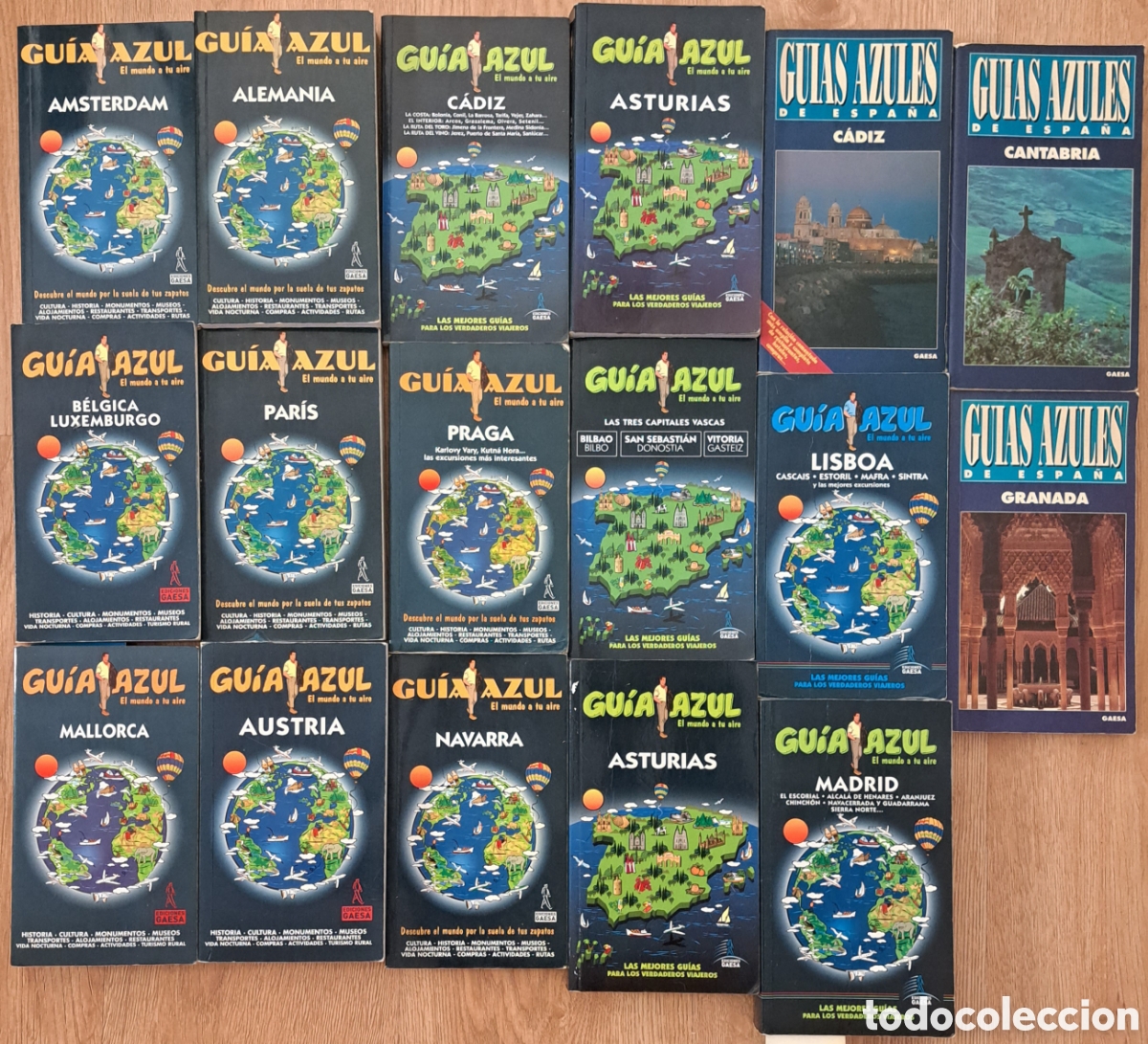 Libros: Gran Lote de 81 Gu&iacute;as tur&iacute;sticas - Foto 1
