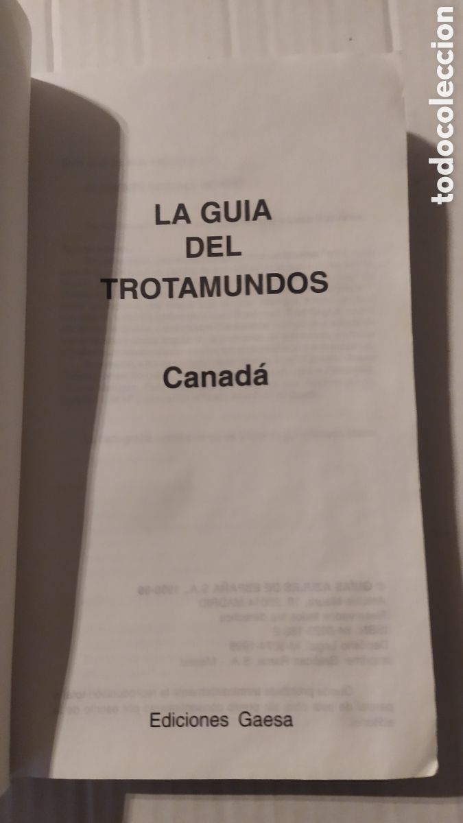 Libros: LA GU&Iacute;A DEL TROTAMUNDOS &rdquo;CANADA&rdquo; - Foto 2